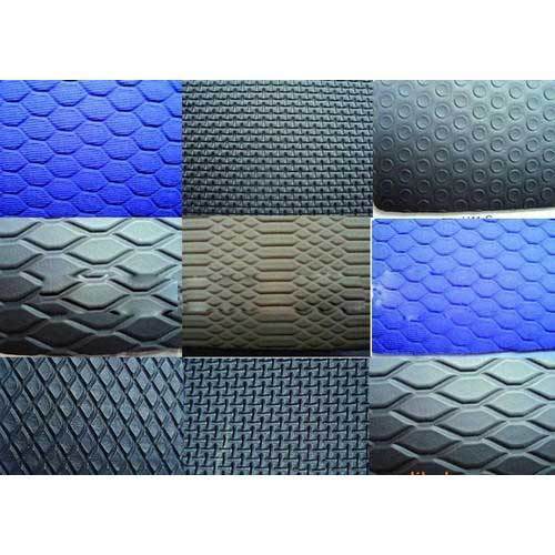 Blue Rubber Neoprene Patch Color Fabric