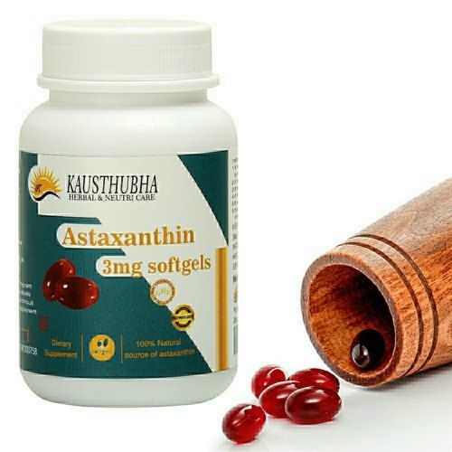 100% Natural Astaxanthin Capsules 3 MG
