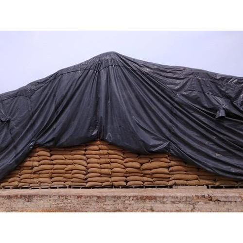 Plain Black Tarpaulin Sheet