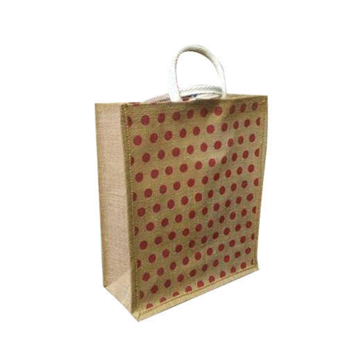 Multicolor Easy To Carry Printed Jute Shopping Bag