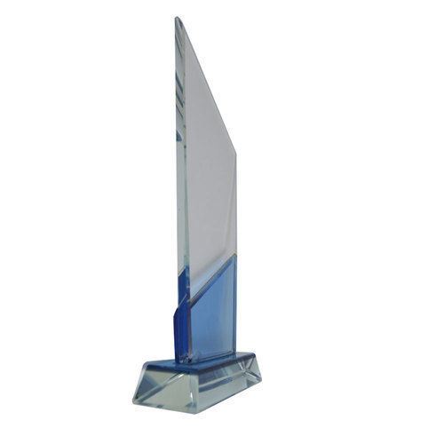 8 Inch Crystal Trophy - Material: Plastic