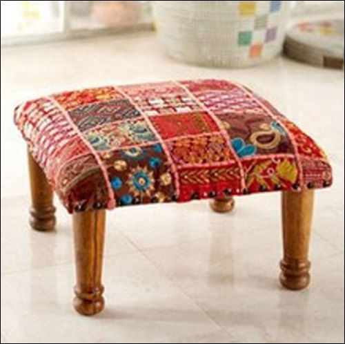 High Strength Wooden Designer Foot Stool