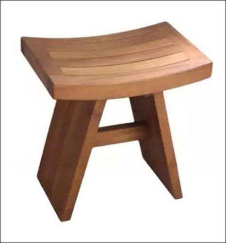 High Strength Wooden Glossy Finish Stool