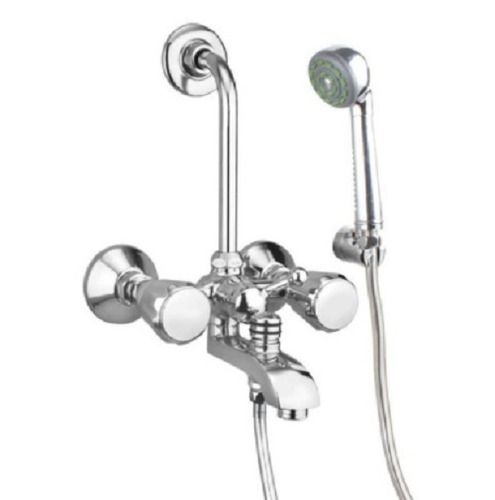 Brass Continental Wall Mixer With Hand Shower