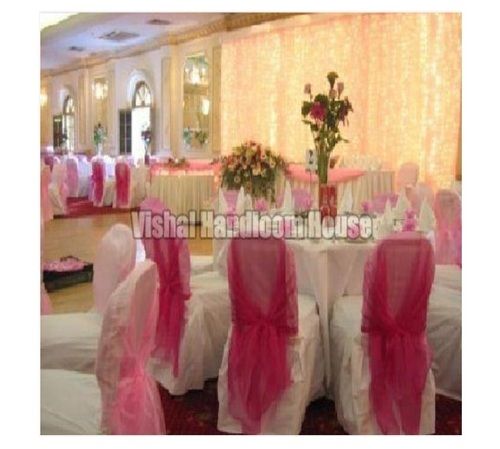 Fancy Plain Pattern Chair Cover