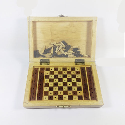 Handcrafted Designer Wooden Pocket Chess Set