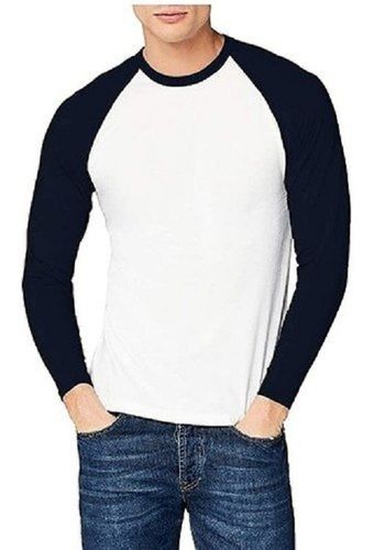 Men Full Sleeves Raglan Cotton T Shirt