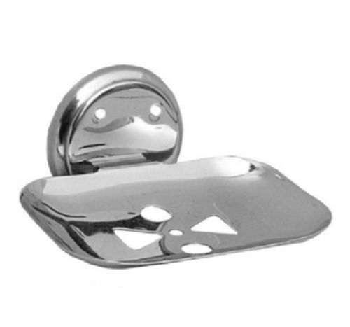 Oval Stainless Steel Wall Mounted Chrome Polish Soap Dish