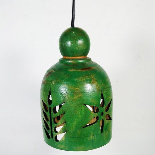 Wooden Hand Painted Lamp Shades For Decoration