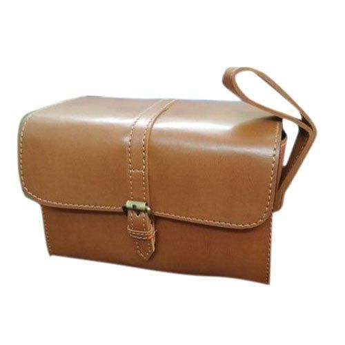 Ladies Rexine Handbags - Color: Brown