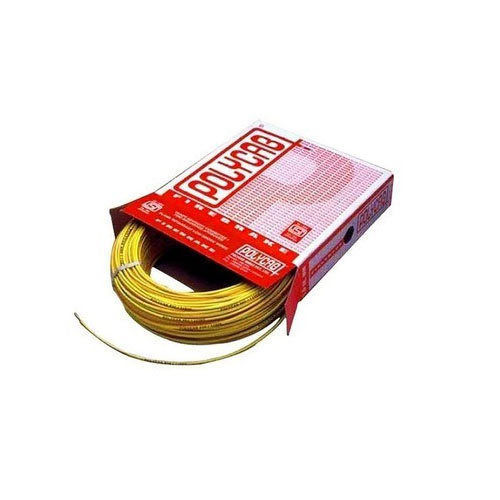 Copper Polycab Yellow House Wire (90 M)