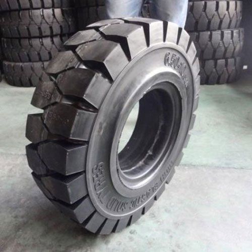 Premium Black Hawk Solid Tyre (6.50.10) Usage: Light Truck