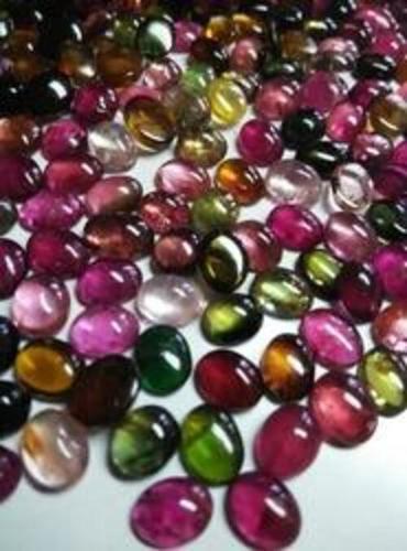 Tourmaline Oval Cabs Stone For Jewelry Grade: A-Grade