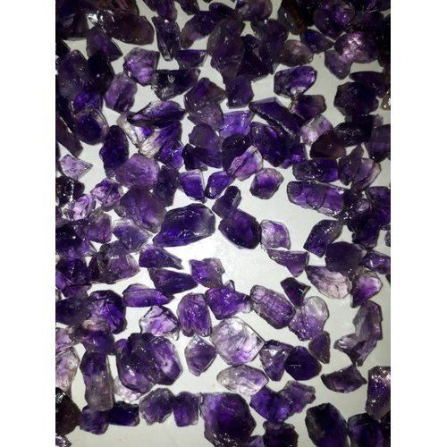 Violet Color African Amethyst Stone For Jewellery