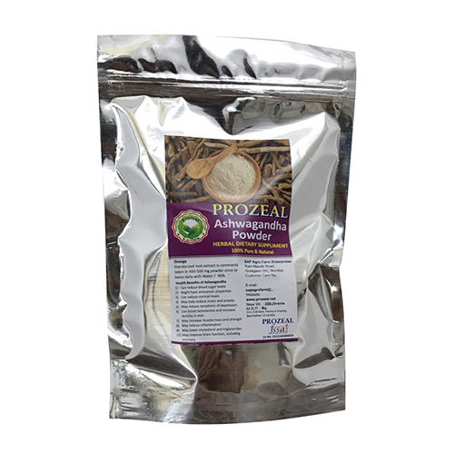 Ashwagandha Powder - Organic & Pure | Calming Mind Effects, Strengthens Nervous System, Promotes Sound Sleep, Boosts Immune Health