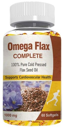 Cold Pressed Alsi Beej Omega Rich Flaxseed Oil Capsules