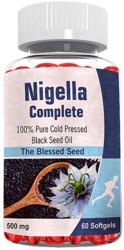 Cold Pressed Black Nigella Sativa Seed Oil Capsule