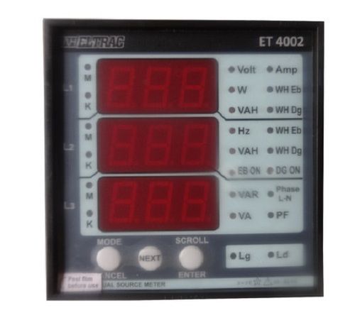 Digital Multimeter Provided With All Electrical Parameter For Monitoring The Load