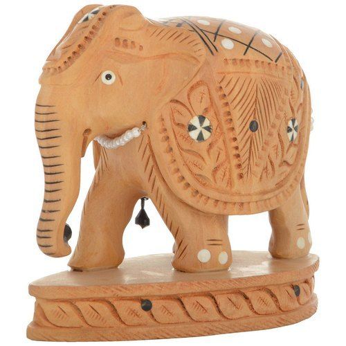 Various Colors Are Available Light Weight Decorative Wooden Elephant Down Trunk