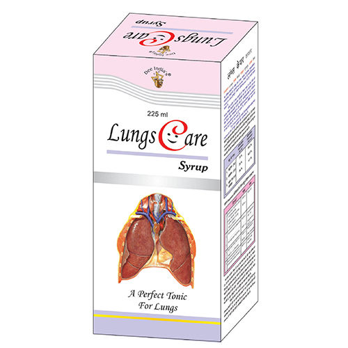 Lungs Care Syrup Tonic 225ml For Lungs (Pack of 1 x 2 Bottles)