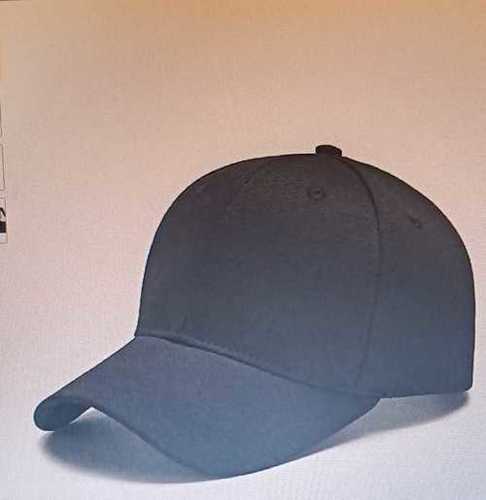 Mens Round Shape Casual Sports Black Cap Gender: Male