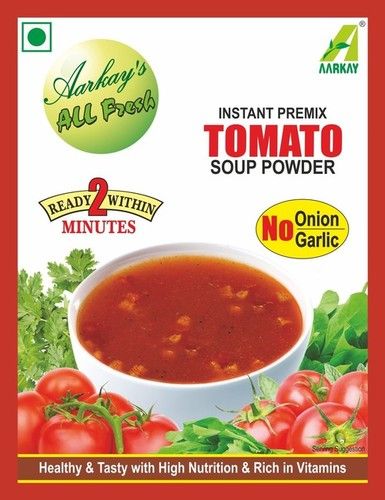  नेचुरल इंस्टेंट प्रीमिक्स टोमैटो सूप पाउडर जैन सूप नो अनियन एंड नो गार्लिक