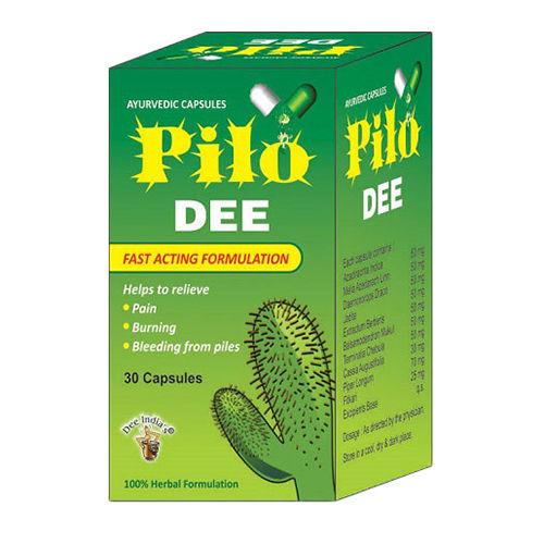 Ayurvedic Medicine Pilo Dee Capsules