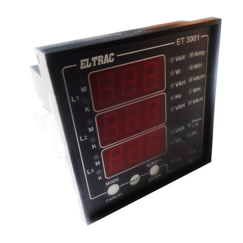 Single Circuit Multifunction Meter With Digital Lcd Display