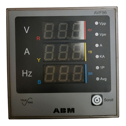 Abm Avf96 Three Phase Panel Meter