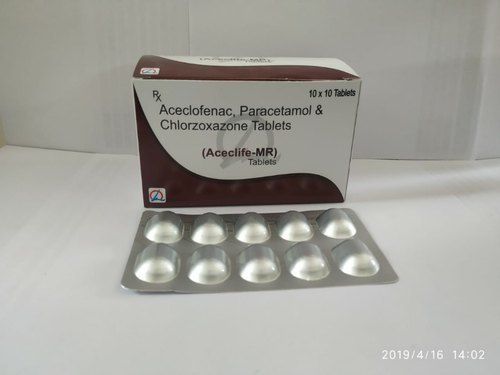 Aceclife-MR Aceclofenac Paracetamol And Chlorzoxazone Tablets