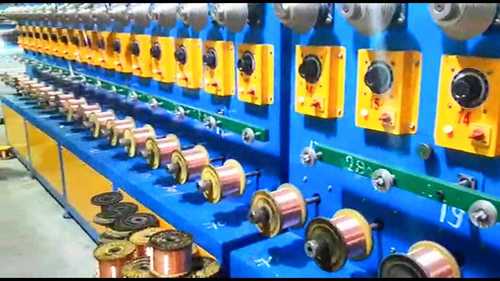 Blue Automatic Industrial Wire Offline Annealing Machine