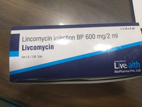  लिनकोमाइसिन 600 मिलीग्राम एंटीबायोटिक इंजेक्शन बीपी 
