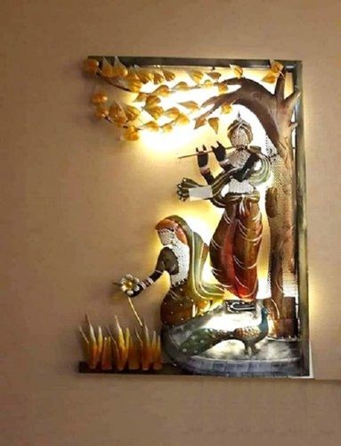 Wonderland Radha Krishna Frame For Decoration