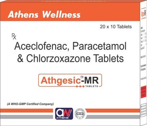 Aceclofenac Paracetamol And Chlorzoxazone Painkiller Tablets