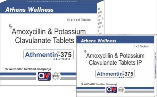 Amoxycillin And Potassium Clavulanate 375 MG Antibiotic Tablets