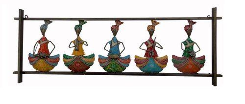 Metal Five Sardar Musician Panel For Decoration