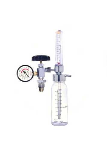 Oxygen Cylinder Flow Meter Color Code: Silver