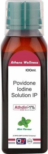 Povidone Iodine Mint Flavor Gargle Oral Solution Ip Direction: Printed On Pack