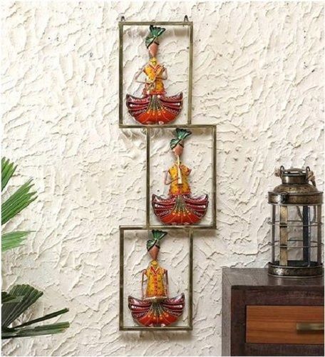 Three Musicians Metal Wall Art For Decoration