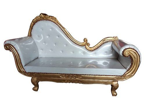 White Wooden Modern Maharaja Sofa