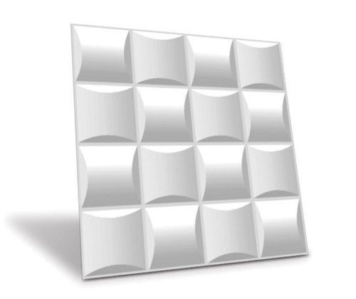 Block 3D Pvc Wall Panels Size: 50X50Cm