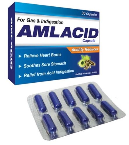 Herbal Acidity Gas And Indigestion Relief Capsules