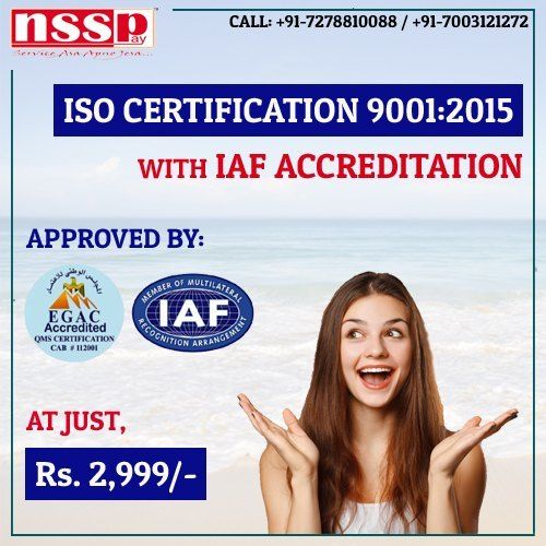 ISO 9001-2015 Quality Management Certification Service
