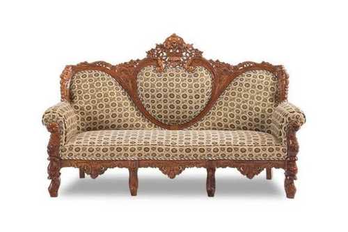 Three Seater Wooden Sofa