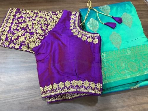 Fancy Banarasi Saree With Rich Pallu