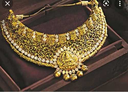 Elegant designs of Pure Gold Necklace Set 2023/UAE Gold Jewelry  Fashion/latest Gold Necklace Sets 