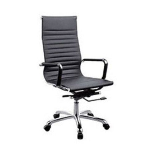 Black High Back Modular Rotating Steel Base Office Chairs