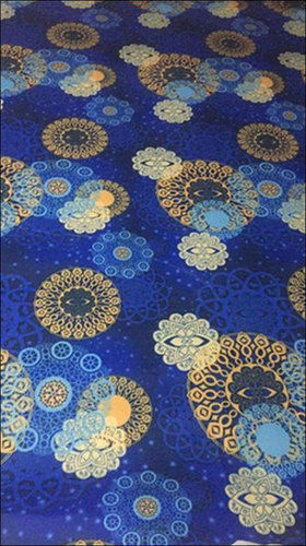 Non Woven Blue Printed Banquet Carpet Non-Slip