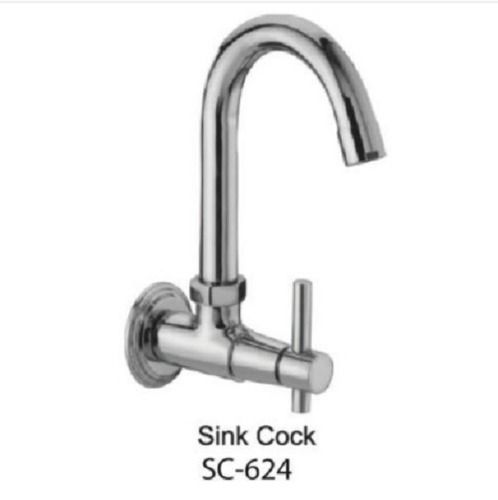 Silver Stainless Steel Chrome Plated Tissot Sink Cock