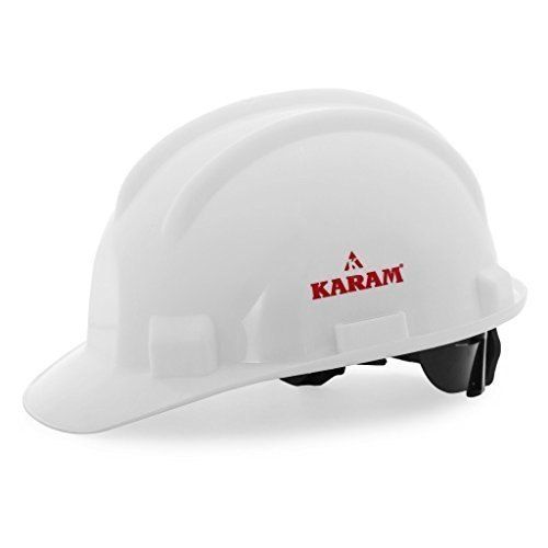 White Polymer Industrial Safety Helmet